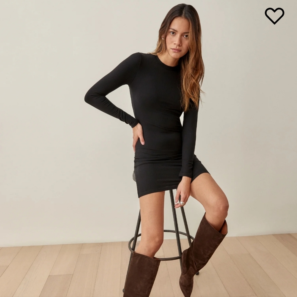 NWT reformation lino knit dress